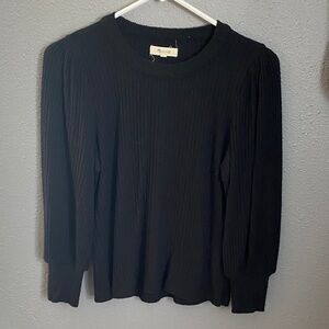 Madewell ribbed crewneck sweater